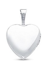  outstanding teensy open heart white gold baby charm